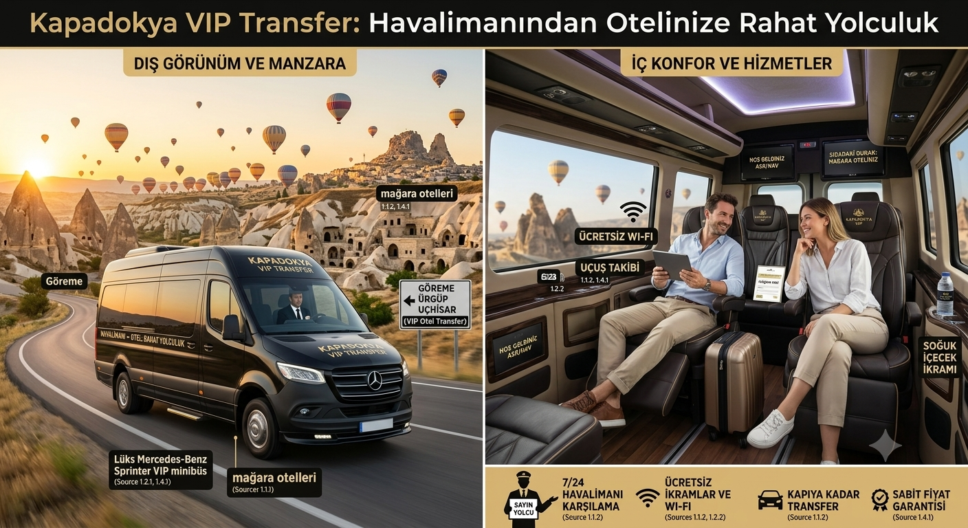 Cappadocia VIP Transfer: Comfortable Journey from Airport to Your Hotel